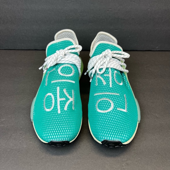 Adidas Pharrell Williams x NMD Human Race Dash Green Men's Sneakers Size 10 - Picture 1 of 10